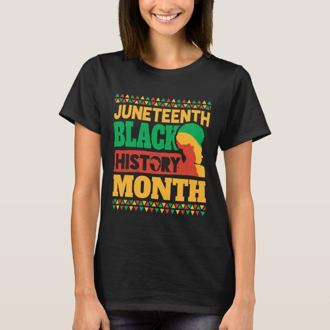 Camiseta Decimoctavo Mes de Historia Negra (Anverso)