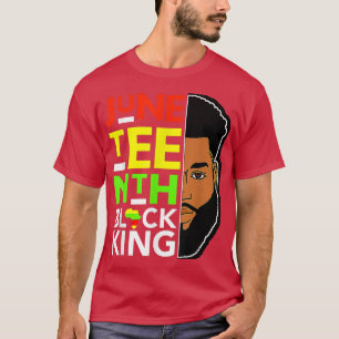Camiseta Decimoctavo Rey Negro Padre Padre Hombres Son Niño
