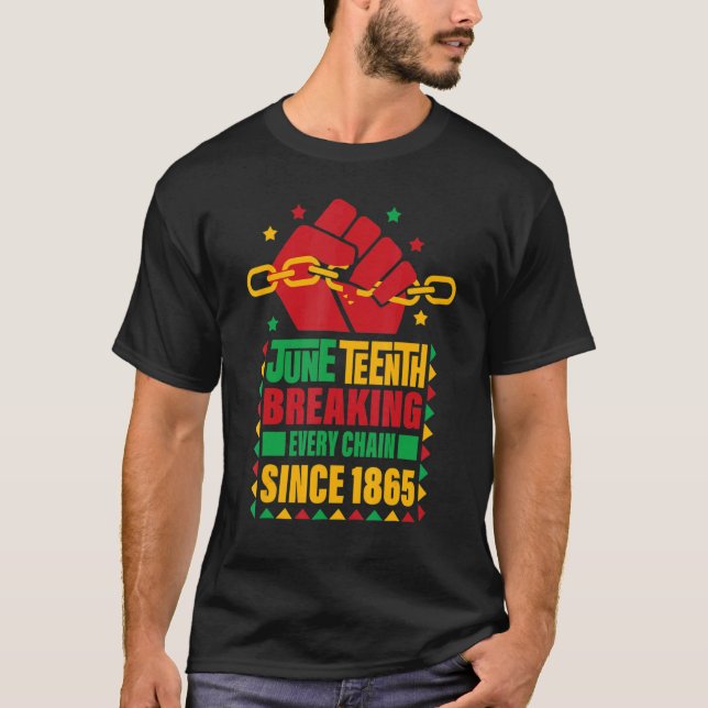 Camiseta Decimoctavo Rompiendo Todas Las Cadenas Desde 1865 (Anverso)