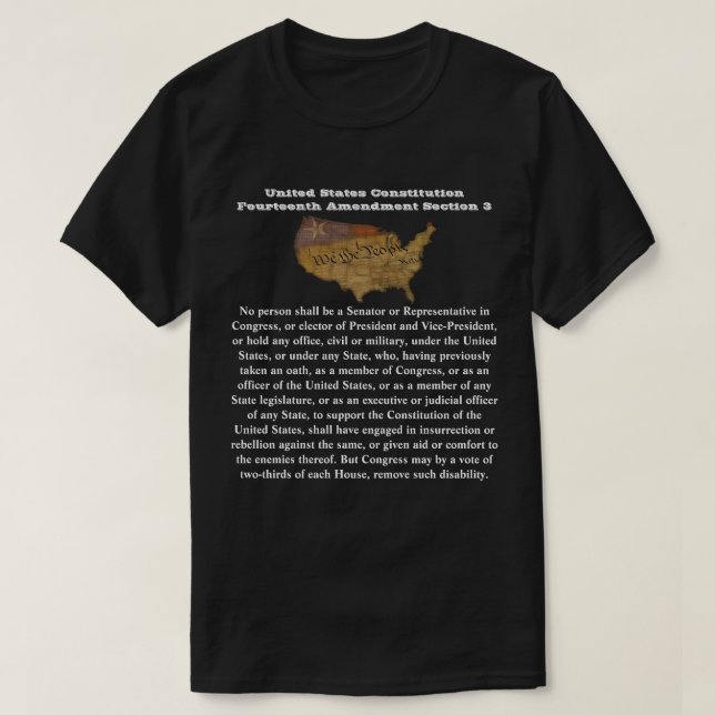 Camiseta Decimocuarta enmienda a la Constitución de los Est (Diseño del anverso)