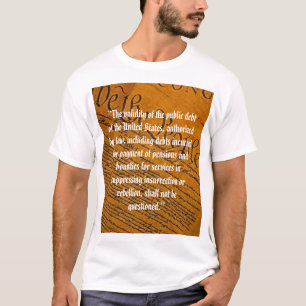 Camiseta Decimocuarta Enmienda Deuda Pública