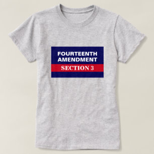 Camiseta Decimocuarta Enmienda Sección 3 Constitución