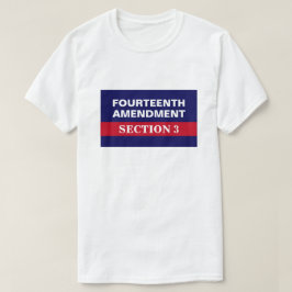 Camiseta Decimocuarta Enmienda Sección 3 Constitución