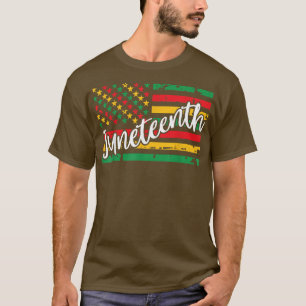 Camiseta Decimonoveno Horizontal USA Bandera Americana Hist