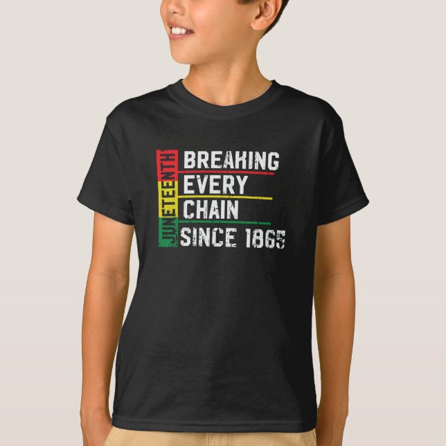 Camiseta Decimonoveno Rompiendo Todas Las Cadenas Desde 186 (Anverso)