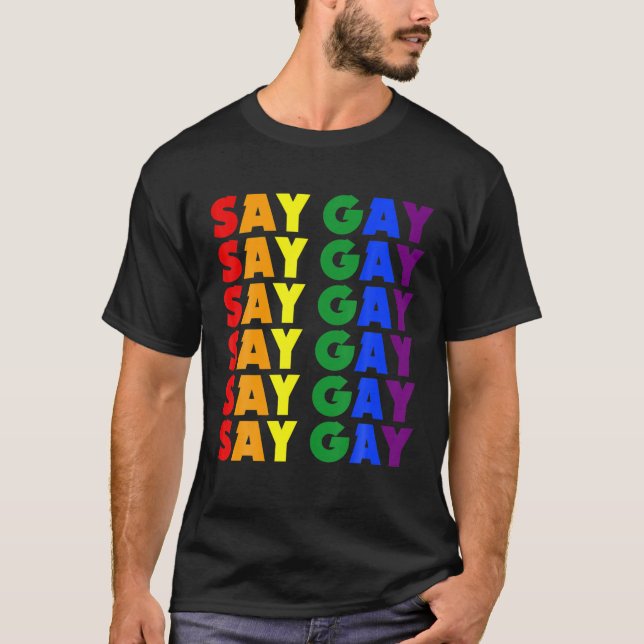 Camiseta Decimos Orgullo Gay - Ropa Orgullosa LGBT en Flori (Anverso)