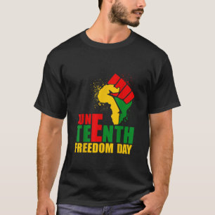 Camiseta Decimosegundo Día de la Libertad para celebrar la