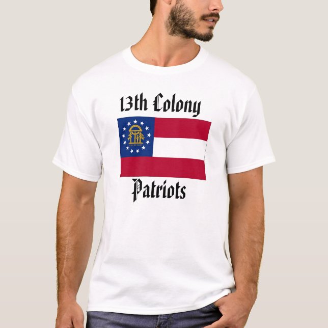 Camiseta décimotercero Patriotas de la colonia (Anverso)