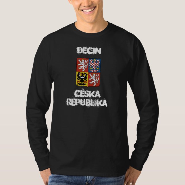 Camiseta Decin, República Checa con escudo de armas (Anverso)
