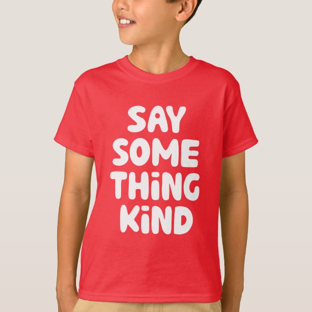 Camiseta Decir algo parecido (Anverso)