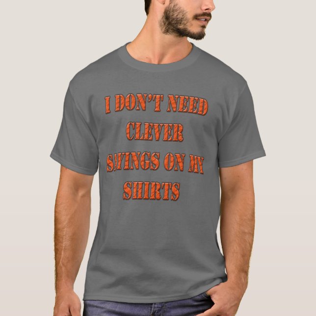 Camiseta Decir astutamente (Anverso)
