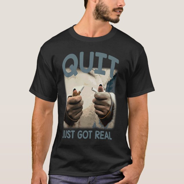 Camiseta Decir Basta Acaba de Volverse Divertido Frases con (Anverso)