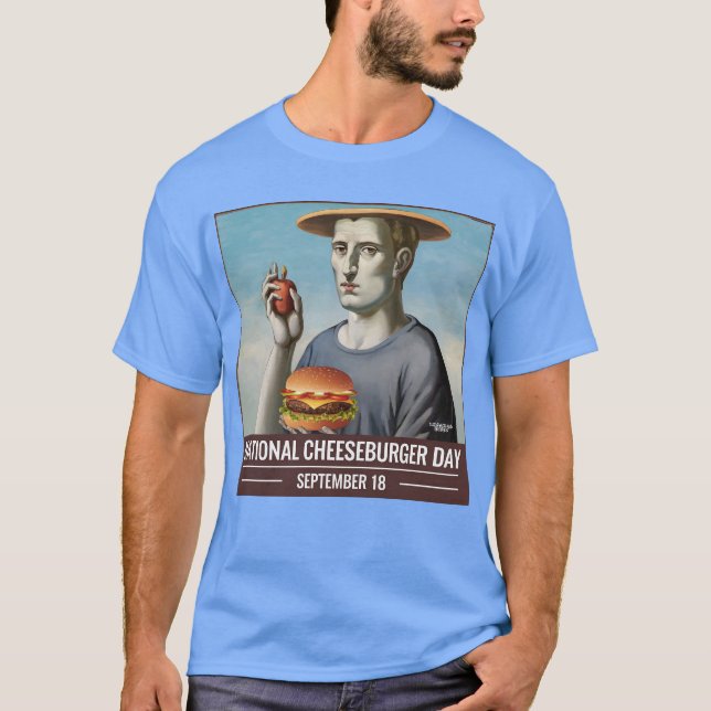 Camiseta Decir "Día Nacional de Queburger" (Anverso)