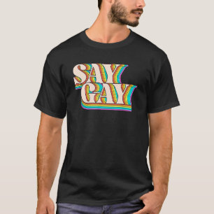 Camiseta Decir Gay Retro Vintage Florida Está Bien Decir Ga