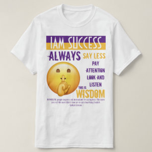 CAMISETA DECIR MENOS