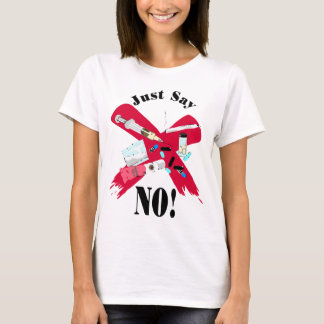Camiseta Decir no a las drogas