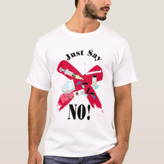 Camiseta Decir no a las drogas