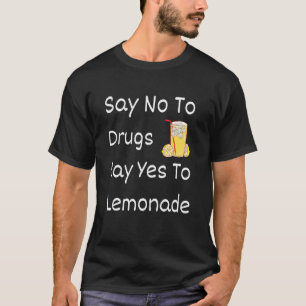 Camiseta Decir No A Las Drogas Decir Sí A La Cinta Roja Lem