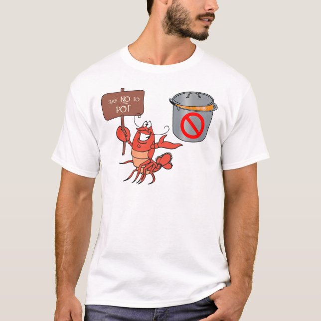 Camiseta Decir NO a POT Seafood BOIL (Anverso)