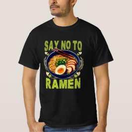 Camiseta decir no a ramen