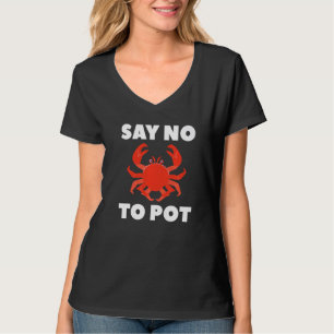 Camiseta Decir No Al Cangrejo De Mariscos