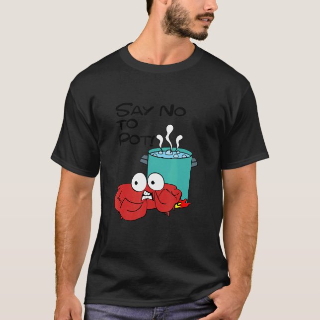 Camiseta Decir No Al Cangrejo De Tapón (Anverso)