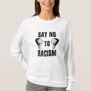 Camiseta Decir no al racismo
