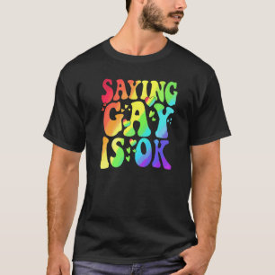 Camiseta Decir Que Gay Está Bien Lgbt Ally Transgénero Righ