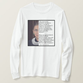 Camiseta Decisión de RBG de tener hijos citando