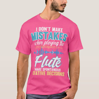 Camiseta Decisiones creativas espontáneas - Mar fluido