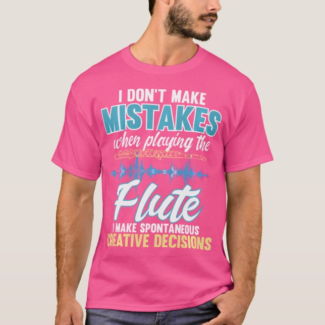 Camiseta Decisiones creativas espontáneas - Mar fluido (Anverso)