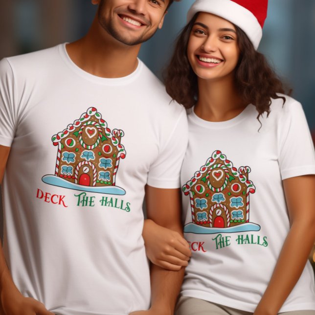 Camiseta Deck Halls Navidades House (Subido por el creador)