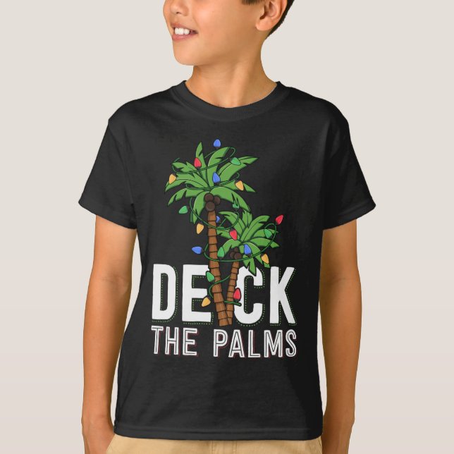 Camiseta Deck The Palm Tree Ilumina A La Familia Tropical H (Anverso)
