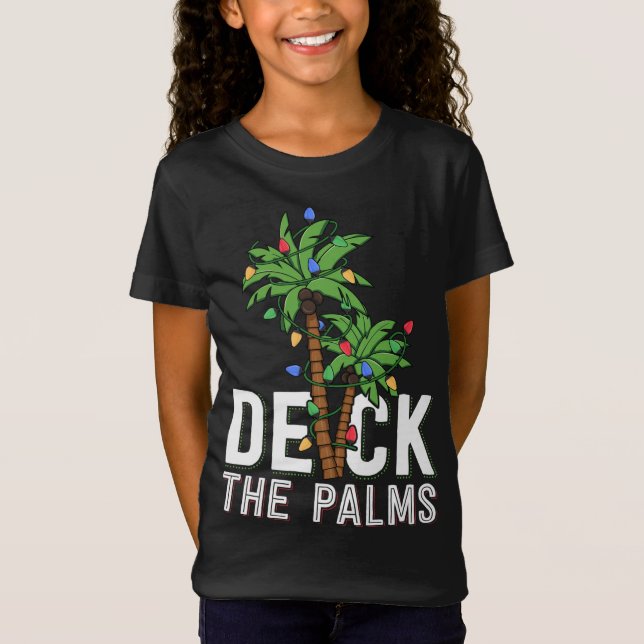 Camiseta Deck The Palm Tree Ilumina A La Familia Tropical H (Anverso)