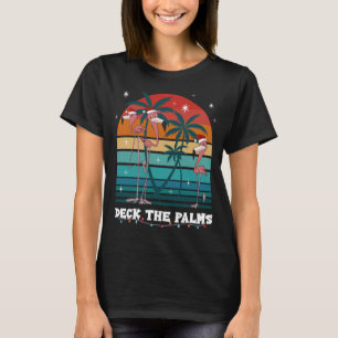 Camiseta Deck The Palms Flamingo Chistmas Season