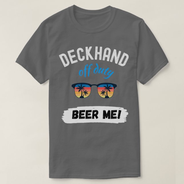 Camiseta DECKHAND OFF DUTY BEI ME Trimezcla (Diseño del anverso)