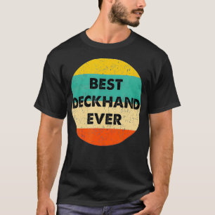 Camiseta    DeckhandBest Deckhand 