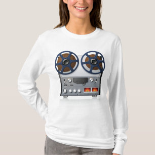 Camiseta Decks de cinta de carrete vintage para audiófilos