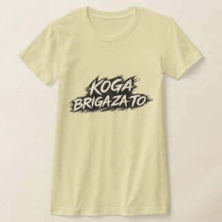 Camiseta Declaración Croata Negrita Audaz