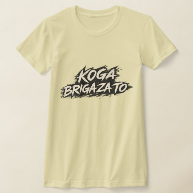 Camiseta Declaración Croata Negrita Audaz (Distribución)