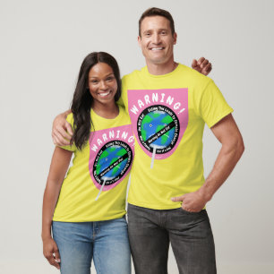 Camiseta Declaración de advertencia de cambio climático de 