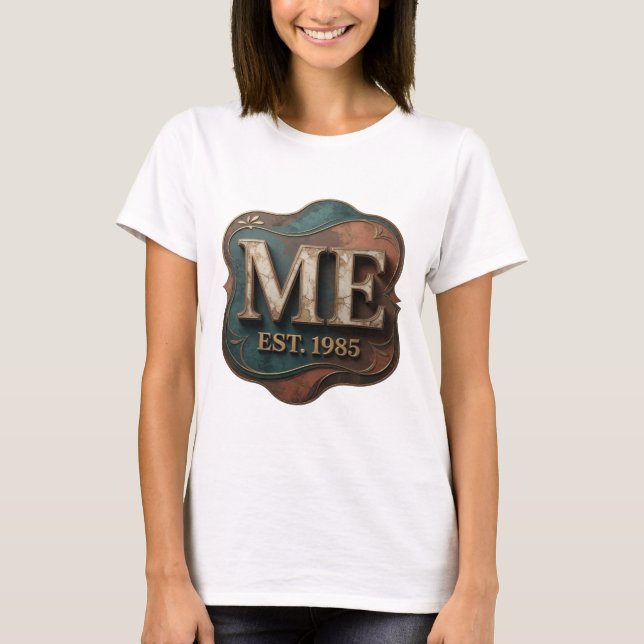 Camiseta Declaración de arte abstracto Dynamic Gold (Anverso)