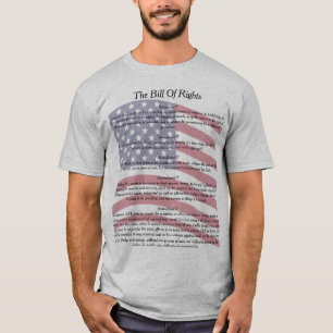 Camiseta Declaración de Derechos de la bandera de los