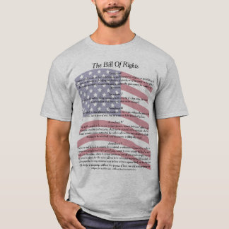 Camiseta Declaración de Derechos de la bandera de los
