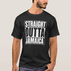 Camiseta Declaración de eslogan de Straight Outta Jamaica D