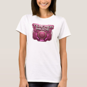 Camiseta Declaración de estilo audaz en rojo MODO DE ENSEÑA