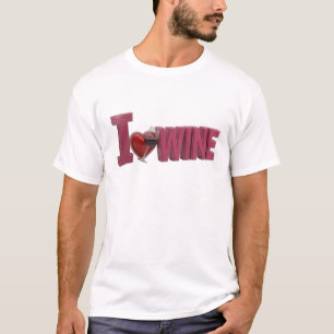 Camiseta Declaración de estilo de vino rosa creativo que AM