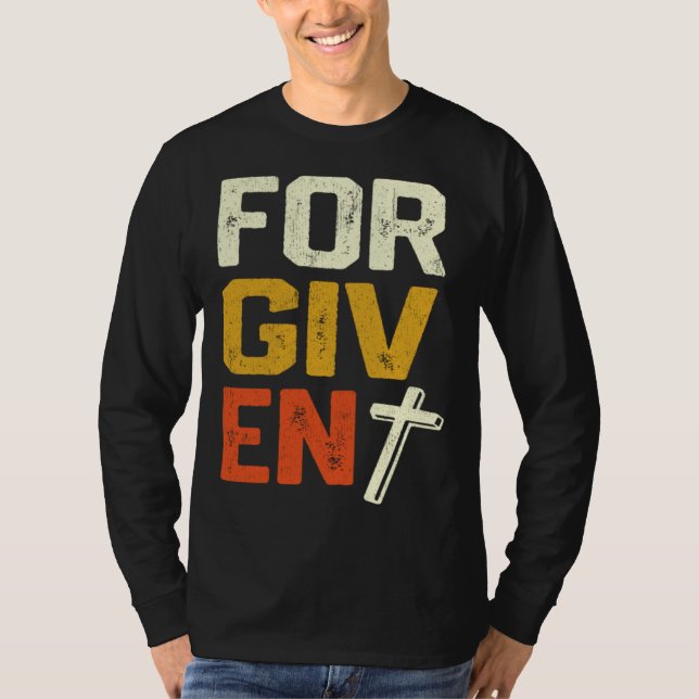 Camiseta Declaración de fe cristiana perdonada (Anverso)