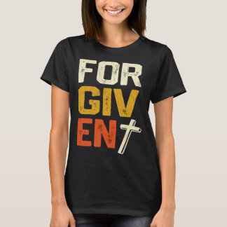 Camiseta Declaración de fe cristiana perdonada