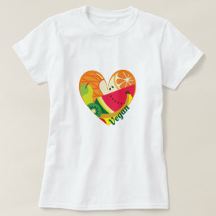 Camiseta Declaración de Frutas Coloridas del personalizable